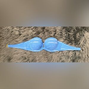 VS Swim Bandeau - Size 34A | Color: Blue
